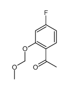 1-[4-fluoro-2-(methoxymethoxy)phenyl]ethanone结构式