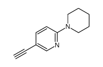 5-ethynyl-2-piperidin-1-ylpyridine结构式