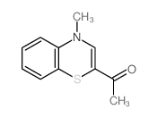 1-(7-methyl-10-thia-7-azabicyclo[4.4.0]deca-1,3,5,8-tetraen-9-yl)ethanone结构式
