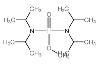 N,N,N',N'-四异丙基亚磷酰胺基甲基结构式