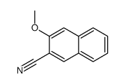 2-氰基-3-甲氧基萘结构式