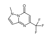 1-methyl-5-(trifluoromethyl)pyrazolo[1,5-a]pyrimidin-7-one结构式