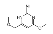 4-methoxy-6-(methoxymethyl)pyrimidin-2-amine结构式