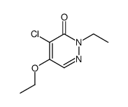 4-chloro-5-ethoxy-2-ethylpyridazin-3-one结构式