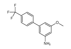 3-methoxy-5-[4-(trifluoromethyl)phenyl]aniline结构式