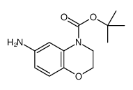 6-氨基-2,3-二氢-苯并[1,4]噁嗪-4-羧酸叔丁酯结构式