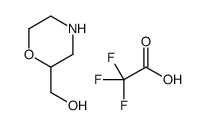 2-Morpholinylmethanol trifluoroacetate (1:1)结构式