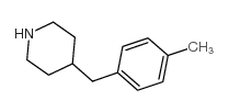 4-(4-甲基苄基)-哌啶结构式