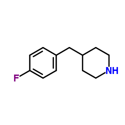 4-(4'-氟苄基)哌啶结构式