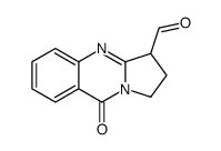 9-oxo-2,3-dihydro-1H-pyrrolo[2,1-b]quinazoline-3-carbaldehyde结构式