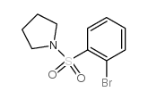 1-(2-溴苯基磺酰)吡咯啉结构式