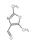 2,5-二甲基-1,3-恶唑-4-甲醛结构式