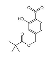 3-HYDROXY-4-NITROBENZYL PIVALATE结构式