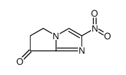 7H-Pyrrolo[1,2-a]imidazol-7-one, 5,6-dihydro-2-nitro结构式