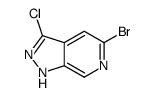 5-bromo-3-chloro-1H-pyrazolo[3,4-c]pyridine结构式