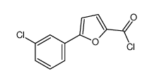 5-(3-氯苯基)呋喃-2-甲酰氯结构式