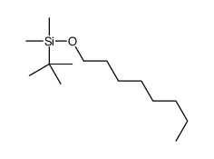 tert-butyl-dimethyl-octoxysilane结构式