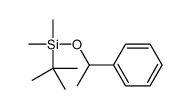 tert-butyl-dimethyl-(1-phenylethoxy)silane结构式