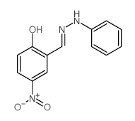 4-nitro-6-[(2-phenylhydrazinyl)methylidene]cyclohexa-2,4-dien-1-one结构式