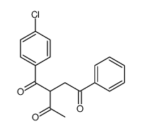 3-(4-chlorobenzoyl)-1-phenylpentane-1,4-dione结构式