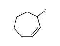 1-methylcycloheptene结构式