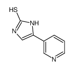 5-PYRIDIN-3-YL-1H-IMIDAZOLE-2-THIOL结构式
