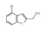 (4-Bromo-1-benzothiophen-2-yl)methanol结构式