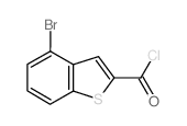 4-溴苯并[b]噻吩-2-羰酰氯结构式