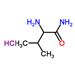 2-Amino-3-methylbutanamide hydrochloride结构式