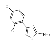 4-(2,4-二氯苯基)-1,3-噻唑-2-胺结构式