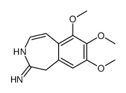 6,7,8-trimethoxy-1H-3-benzazepin-2-amine结构式