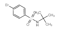 N-叔丁基-4-溴苯磺酰胺结构式