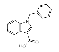 1-(1-苄基-1H-吲哚-3-基)乙酮结构式