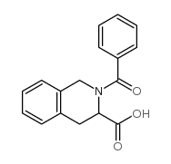 2-苯甲酰基-1,2,3,4-四氢异喹啉-3-羧酸结构式