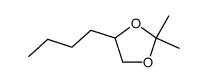 4-butyl-2,2-dimethyl-[1,3]dioxolane结构式