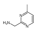 (4-甲基嘧啶-2-基)甲胺结构式