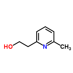 2-(羟基乙基)-6-甲基吡啶结构式
