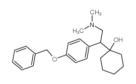 1-(1-(4-(苄氧基)苯基)-2-(二甲基氨基)乙基)环己醇结构式