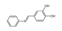 4-(phenylimino-methyl)-pyrocatechol结构式