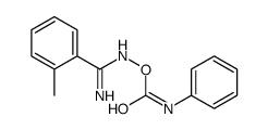 [[amino-(2-methylphenyl)methylidene]amino] N-phenylcarbamate结构式