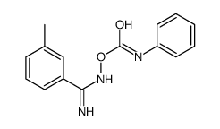 [[amino-(3-methylphenyl)methylidene]amino] N-phenylcarbamate结构式