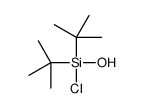 ditert-butyl-chloro-hydroxysilane结构式