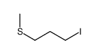 1-iodo-3-methylsulfanylpropane结构式