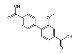 4-(4-carboxyphenyl)-3-methoxybenzoic acid结构式