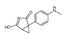 1-[4-(methylamino)phenyl]-3-azabicyclo[3.1.0]hexane-2,4-dione结构式