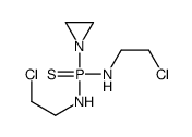 N-[aziridin-1-yl-(2-chloroethylamino)phosphinothioyl]-2-chloroethanamine结构式