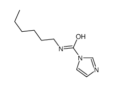 N-hexylimidazole-1-carboxamide结构式