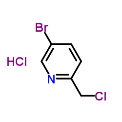 5-溴-2-(氯甲基)吡啶盐酸盐结构式
