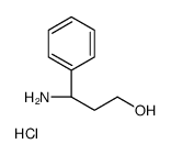 (S)-3-氨基-3-苯基-1-丙醇盐酸盐结构式