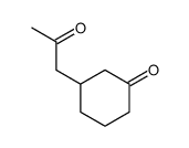3-(2-oxopropyl)cyclohexan-1-one结构式